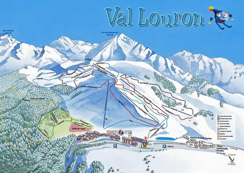 Appart 4-6 Pers Au Pied Des Pistes - Val Louron Génos 外观 照片
